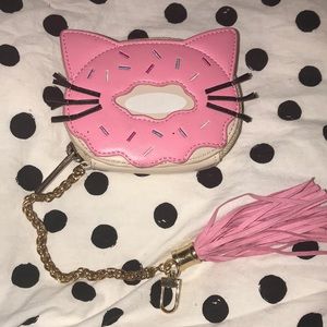 Donut/Cat Coin Purse